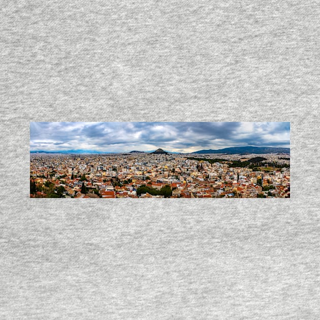 Colourful Athens Beneath a Turbulent Sky by BrianPShaw